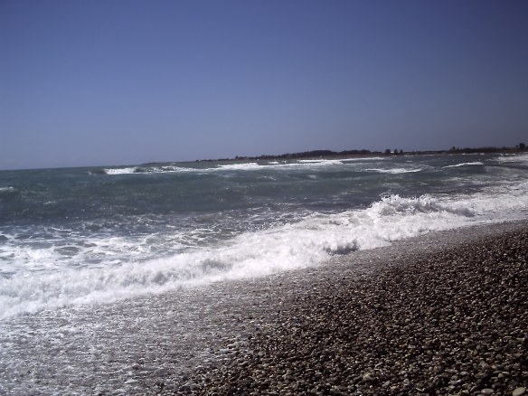The coast at Mandria, Cyprus